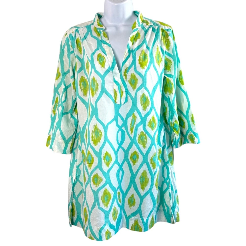 Hatley Womens Swim Cover Up Tunic Dress Ikat Sz M Beach Resort Vacation